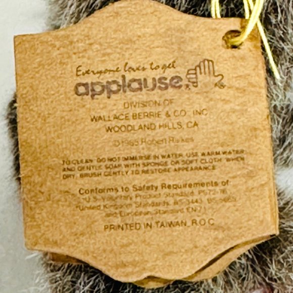 Raikes Wooden Face Jamie Bear Vintage 1985 - Picture 8 of 8